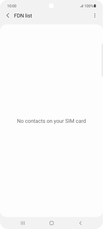 Press the menu icon.