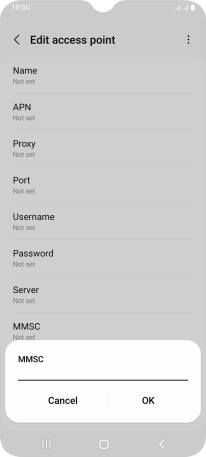 Key in http://mms.vodafone.co.uk/servlets/mms and press OK.
