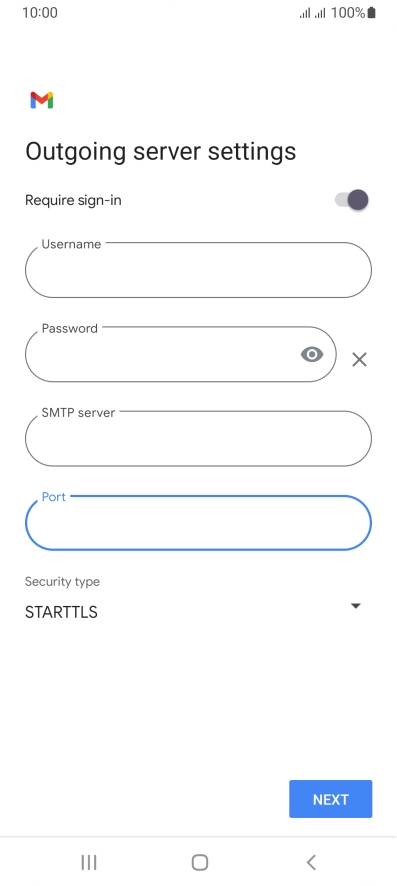 Press the drop down list below 