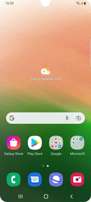 The Wi-Fi icon shows that your phone is connected to a Wi-Fi network.