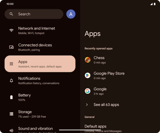 Press See all apps. Press See all apps.