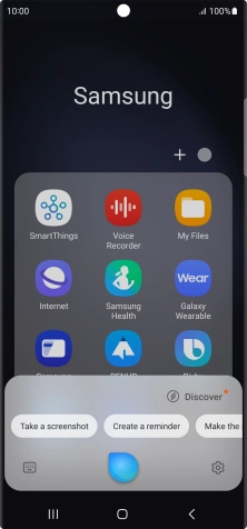 Say, in your own words, what you would like your phone to do, e.g.: CAMERA, CALL [contact], SEARCH THE WEB FOR [information].