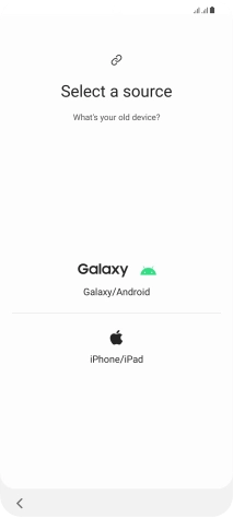 Press the required setting and follow the instructions on the screen to transfer the content from another phone. Press the required setting and follow the instructions on the screen to transfer the content from another phone.