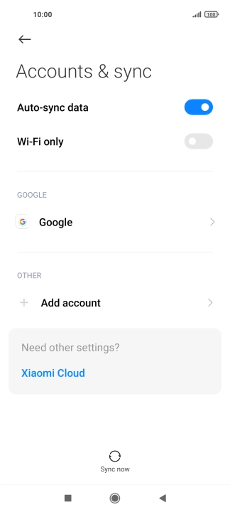 Press the Home key to return to the home screen.