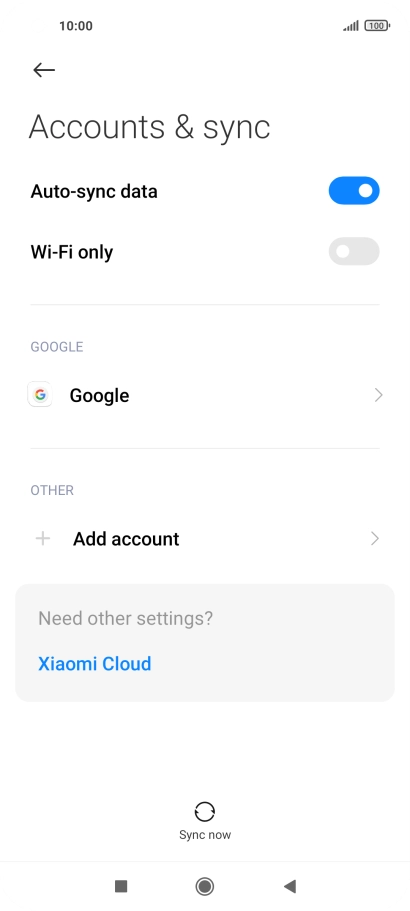 Press the Home key to return to the home screen.