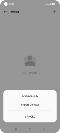 Press Add manually. Press Add manually.