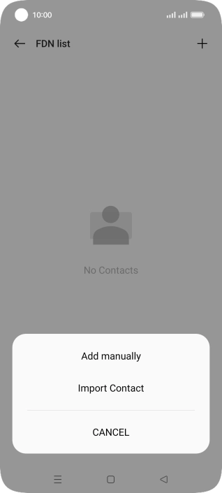 Press Add manually. Press Add manually.