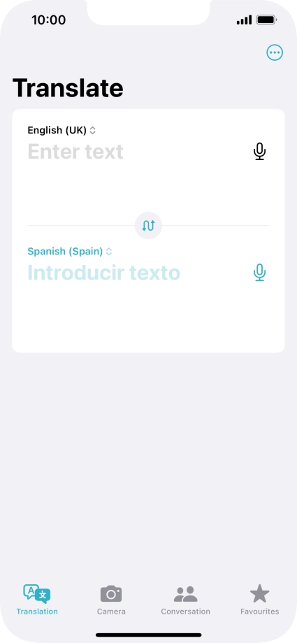 Press the first drop down list.