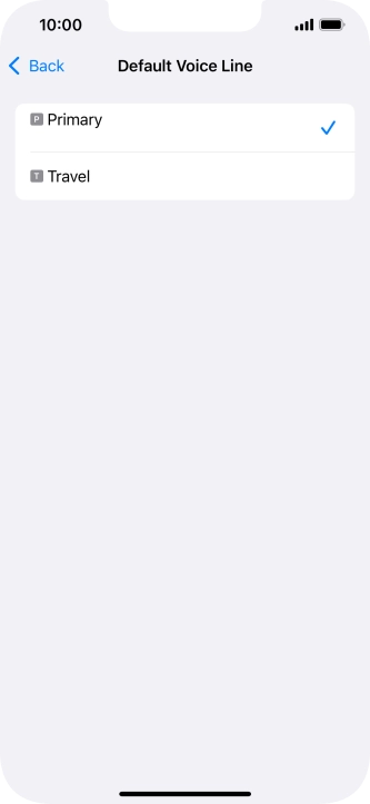 Press the required price plan. Press the required price plan.