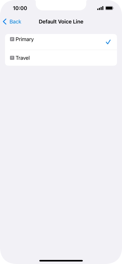 Press the required price plan. Press the required price plan.