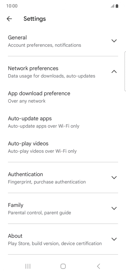 Press Auto-update apps.