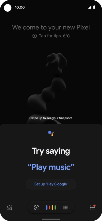 Say, in your own words, what you would like your phone to do, e.g.: OPEN [application], CALL [contact], SEARCH FOR [information]. It's not necessary to use a specific command for each function.