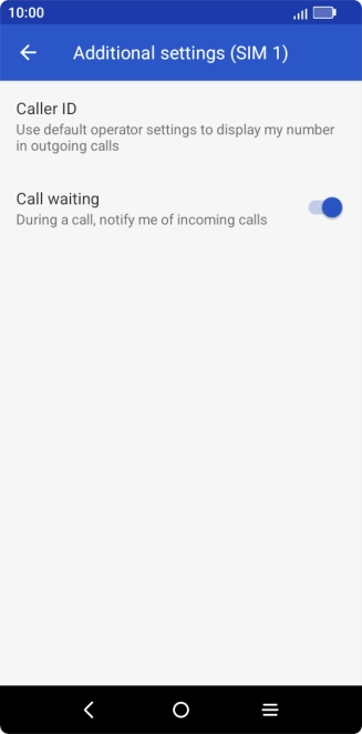 Press the indicator next to Press the indicator next to