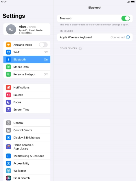 Press the Home key to return to the home screen.
