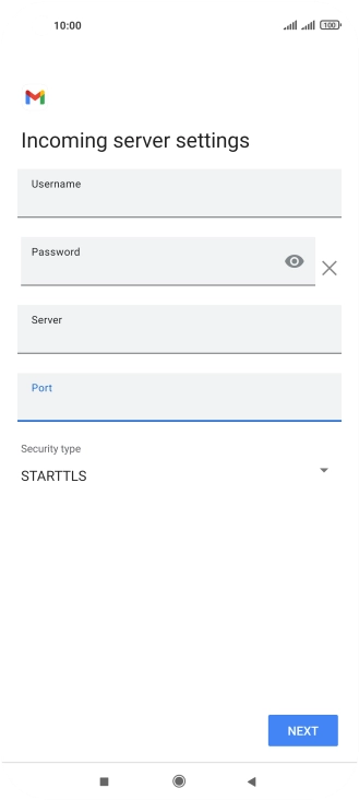 Press the drop down list below 