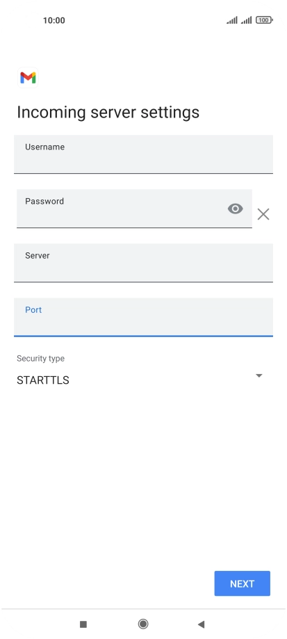 Press the drop down list below 