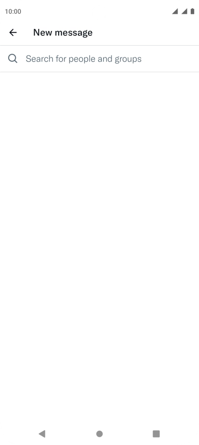 Press the search field. Press the search field.