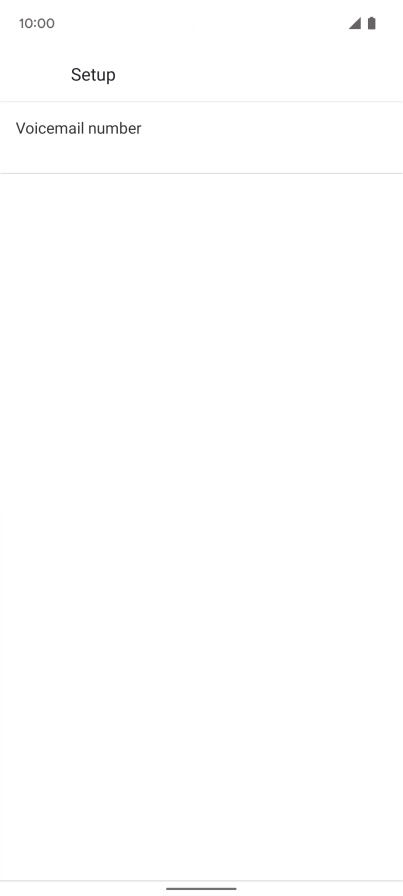 Press Voicemail number.