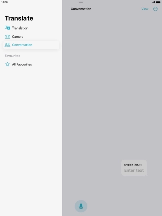 Press anywhere on the screen.
