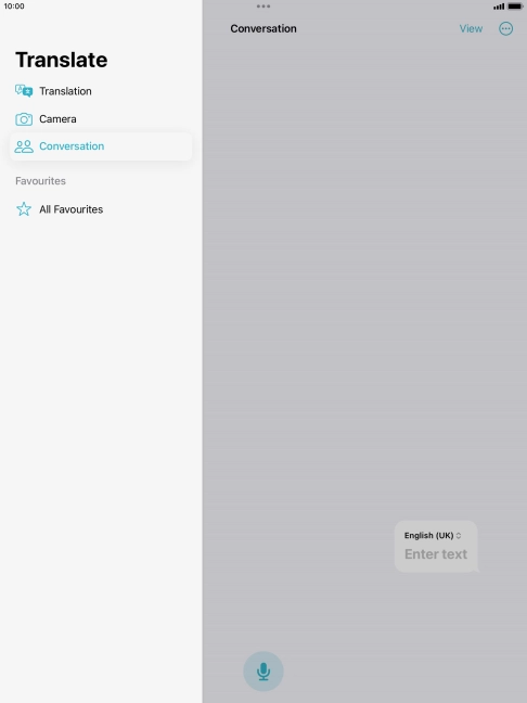 Press anywhere on the screen.