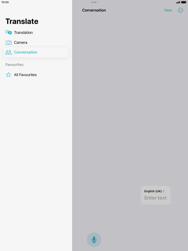 Press anywhere on the screen.
