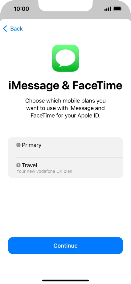 Press the required price plan.
