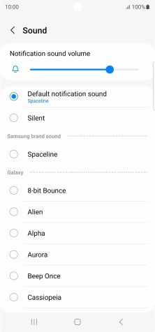 Press the required message tones to hear them.