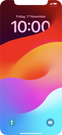 Slide your finger upwards starting from the bottom of the screen. Slide your finger upwards starting from the bottom of the screen.