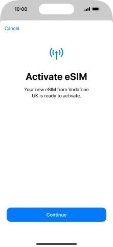 Press Continue. Press Continue.