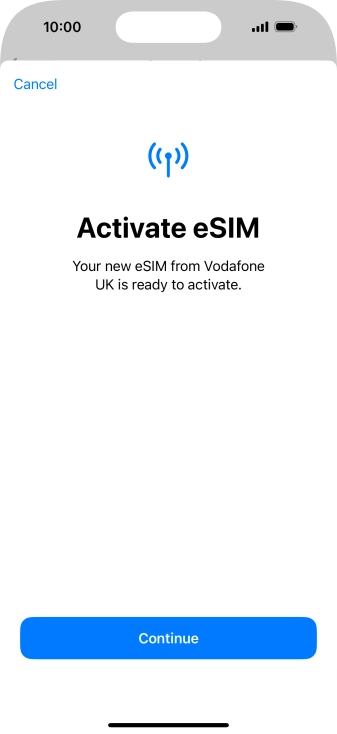 Press Continue. Press Continue.