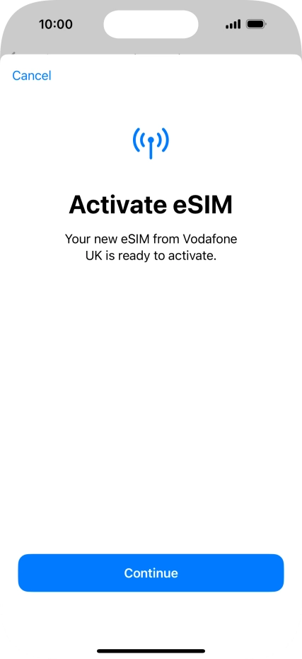 Press Continue. Press Continue.