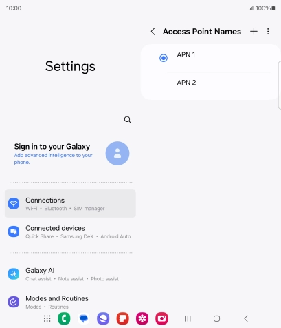 Press the Home key to return to the home screen.