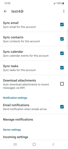 Press the field next to Press the field next to