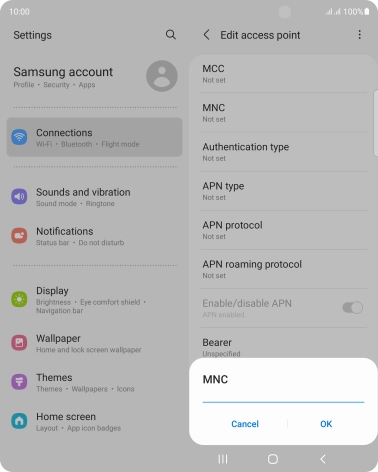 Key in 15 and press OK.