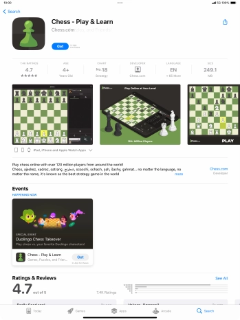 Press Get and follow the instructions on the screen to install the app. Press Get and follow the instructions on the screen to install the app.