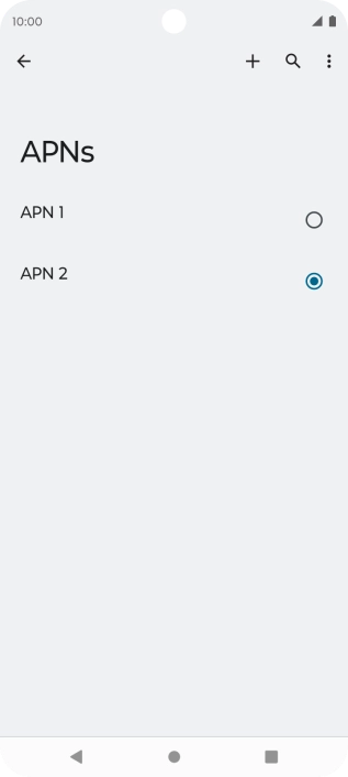 Press the Home key to return to the home screen.