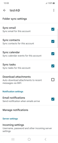 Press the field next to 