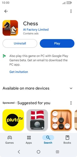Press the Home key to return to the home screen.