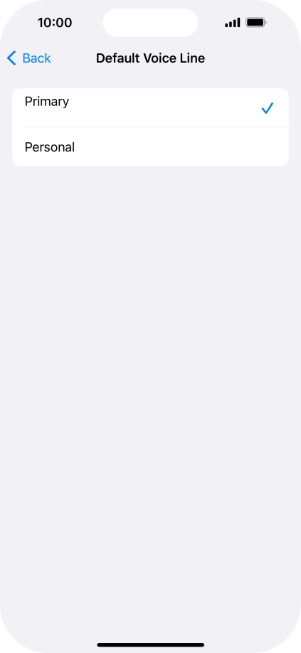 Press the required price plan.