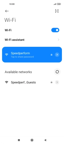 Press the Home key to return to the home screen.