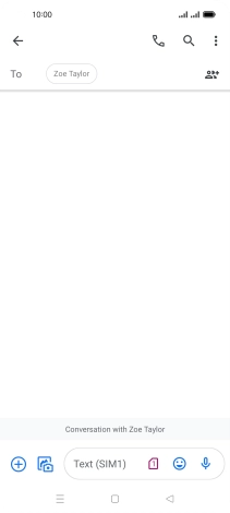 Press the SIM icon. Press the SIM icon.