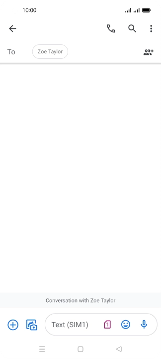 Press the SIM icon. Press the SIM icon.