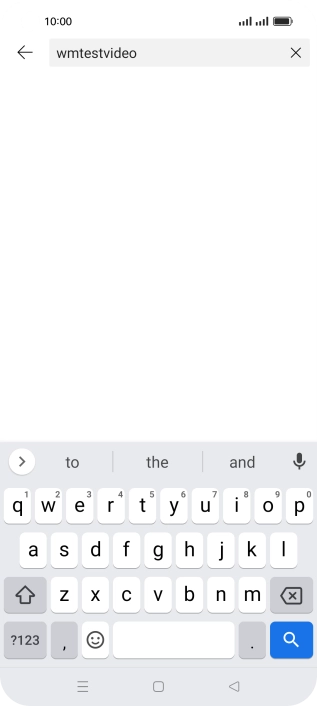 Key in the required search word and press the search icon. Key in the required search word and press the search icon.