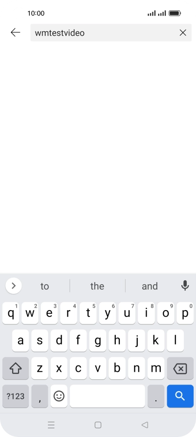 Key in the required search word and press the search icon. Key in the required search word and press the search icon.