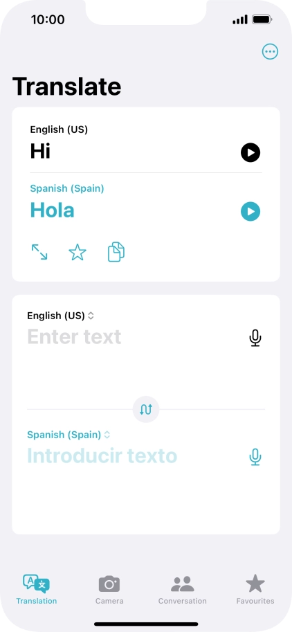 Press the full screen icon.
