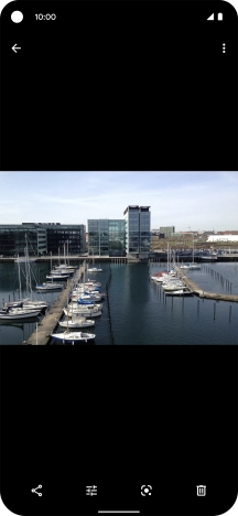 Press the share icon.