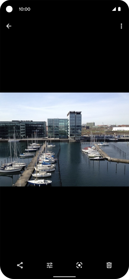 Press the share icon.