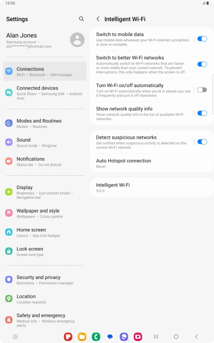 Press the indicator next to Press the indicator next to