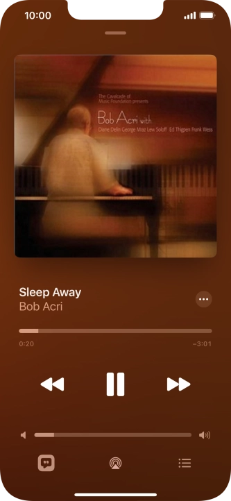 Press arrow right to go to the next audio file.