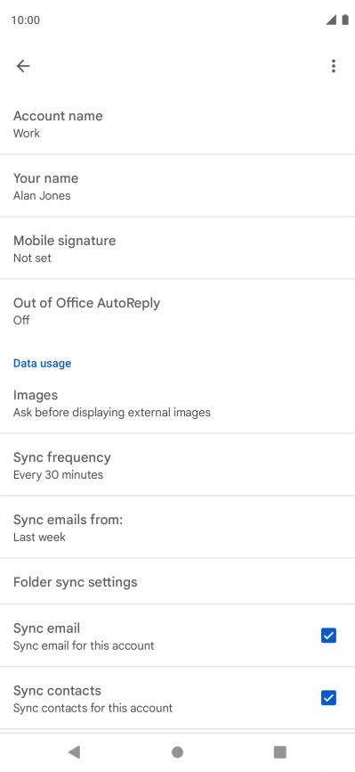 Press Account name. Press Account name.